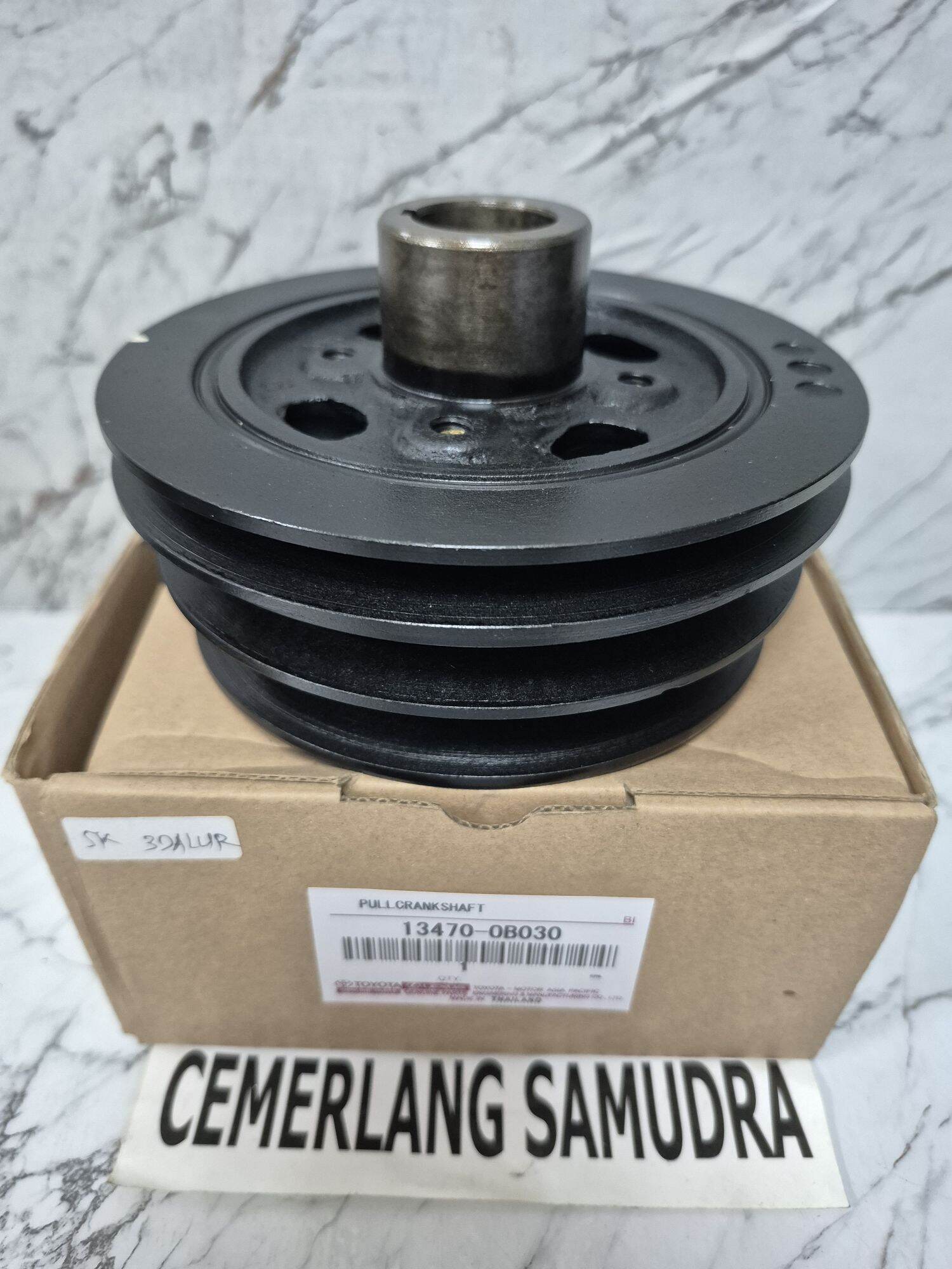 PULLY CRANKSHAFT PULLEY CRANK SHAFT KIJANG 5K 3JALUR OB030 Harga 335,000 rupiah*Gratis Ongkir