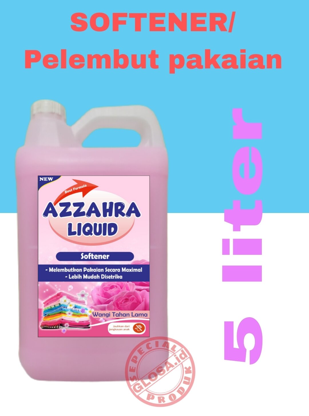 SOFTENER LAUNDRY 5 LITER / 2 LITER,HEMAT,WANGI TAHAN LAMA | Lazada ...