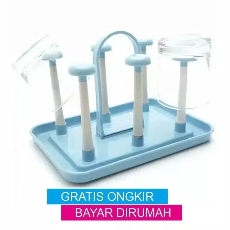 Stand gelas entera / tempat gelas stand