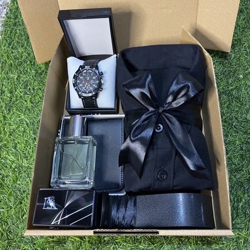 (JAM TIDAK ANTI AIR)hampers hadiah box kado cowok murah kado annyversary ulangtahun wisuda pernikahan