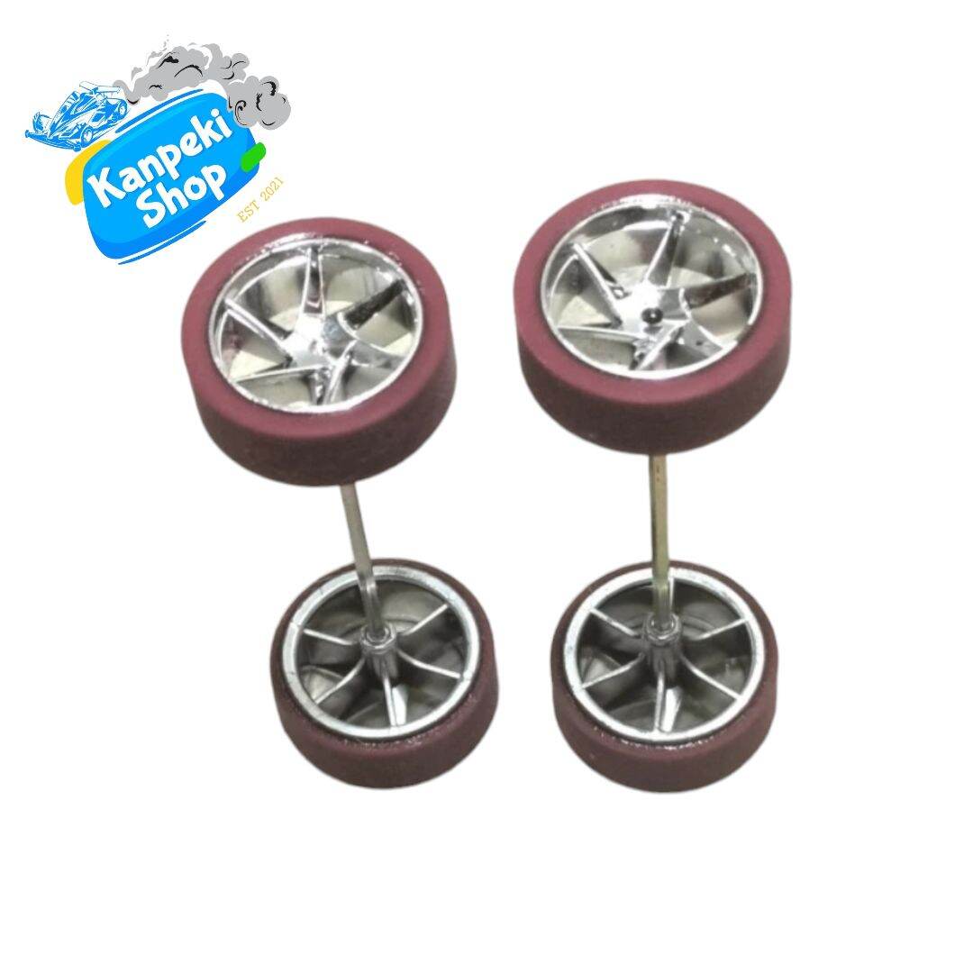 Ban jadi tamiya stb up stb pro velg spiral maroon bubut balance all ...