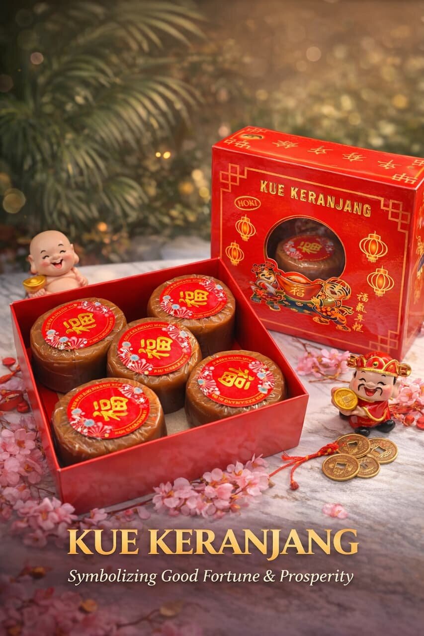 Chinese New Year Dodol Hockey Cake Basket of 5