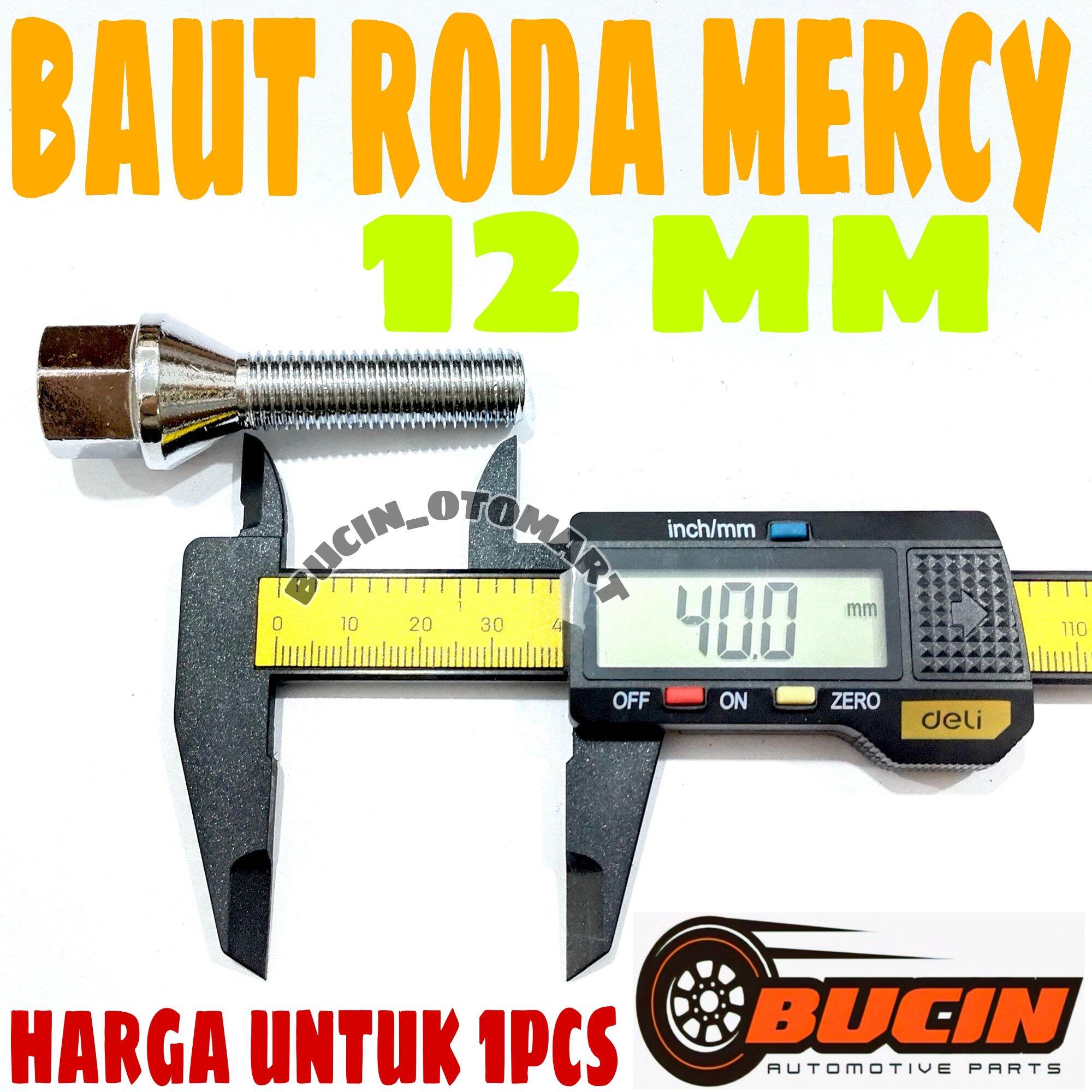 Mercy 12 Roda Baut Roda / Baut Mur Roda Mercy 12 MM - Harga untuk 1Pcs | Lazada Indonesia