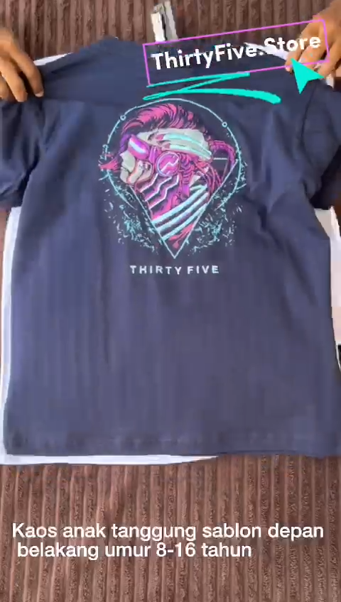 Kaos Anak Junior Umur 10 Tahun 13 Tahun 14 Tahun 15 Tahun 16 Tahun Motif Anime VOL 1