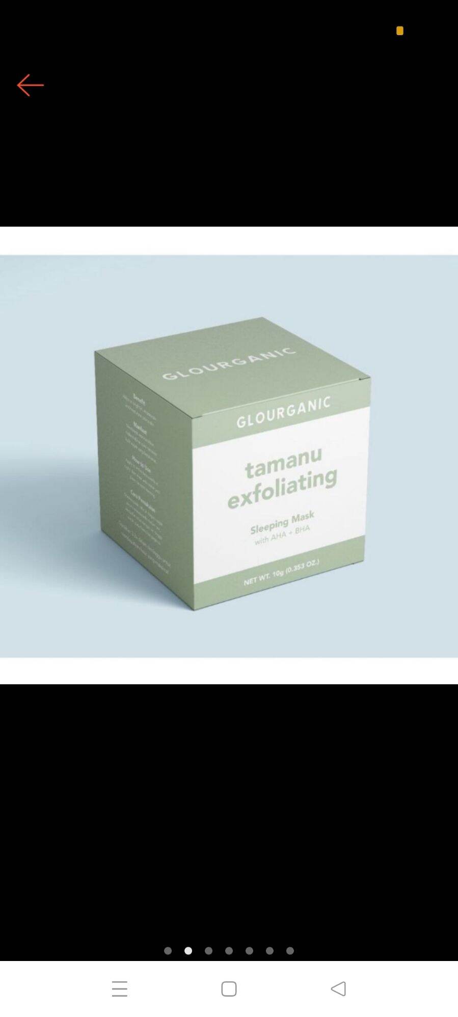 GLOURGANIC SLEEPING MASK TAMANU EXFOLIATING /WATERMELON Lazada Indonesia