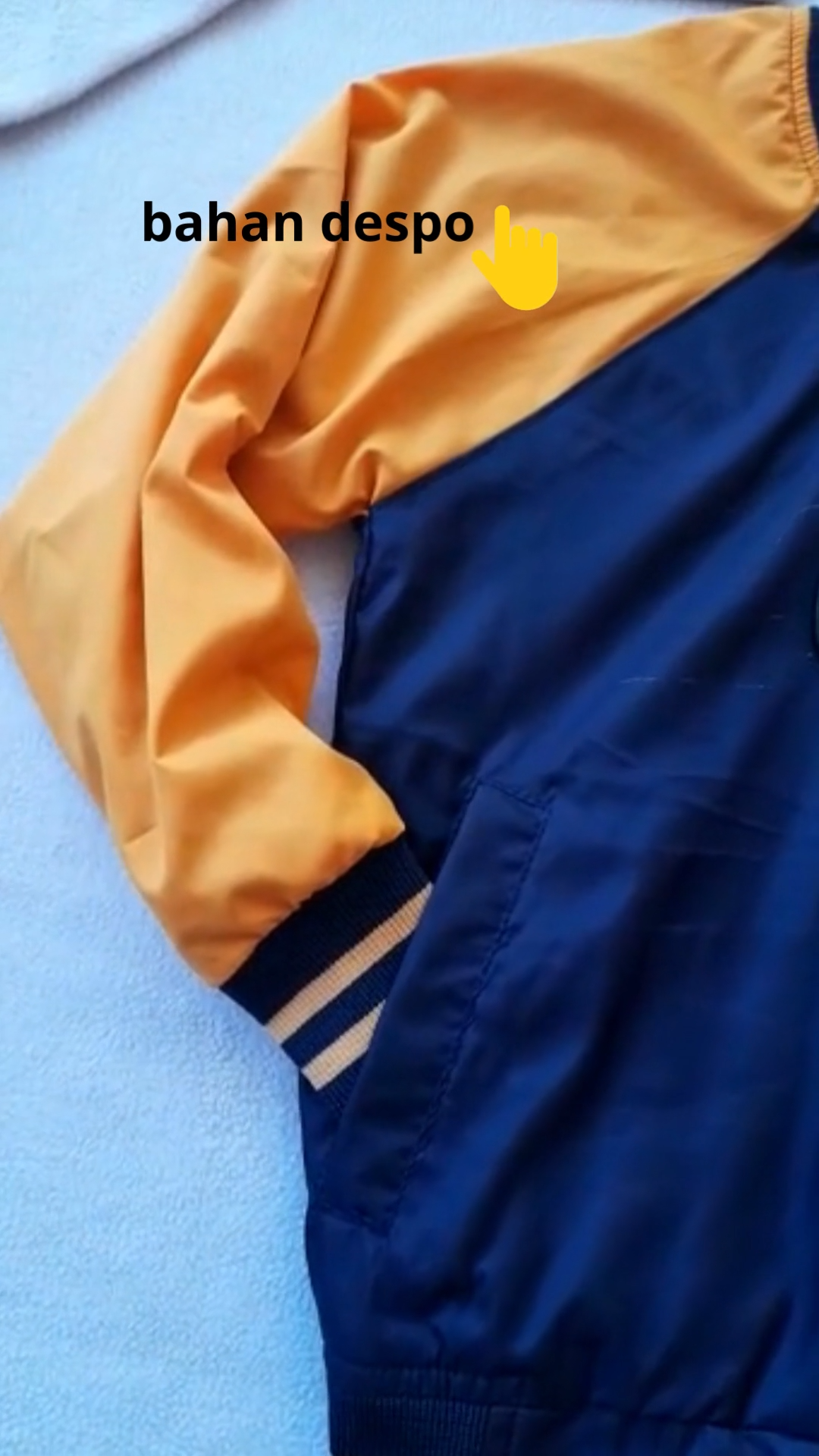 jaket anak parasut varsity usia 4-10 tahun