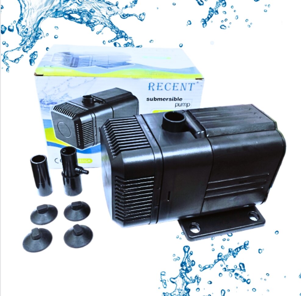 RECENT AA 5200 Pompa kolam Aquarium Hidroponik