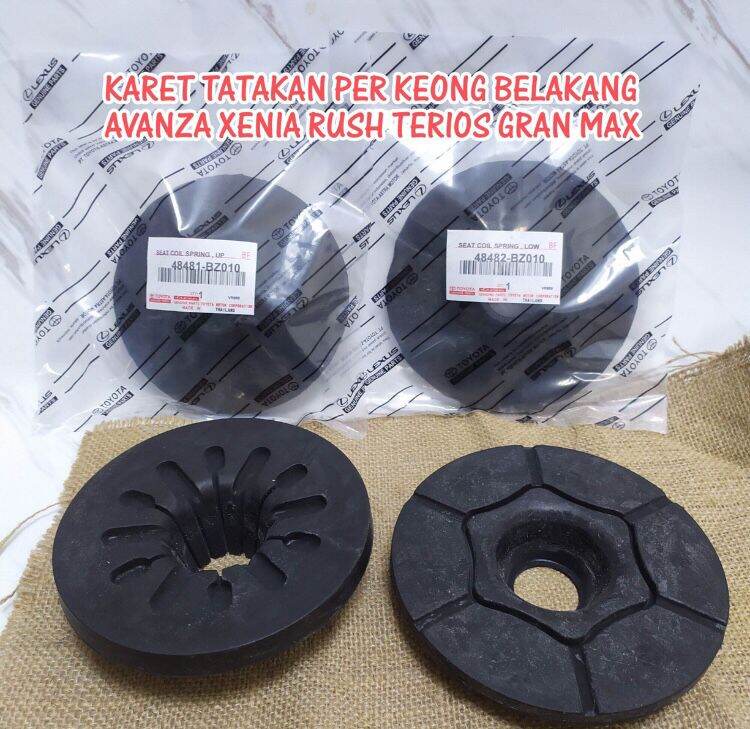 KARET TATAKAN PER KEONG BANTALAN PER ATAS BAWAH MOBIL AVANZA RUSH TERIOS VELOS G.MAX LIXIO HARGA 4PC 1SET Giá 60,000 Đồng*Miễn phí vận chuyển