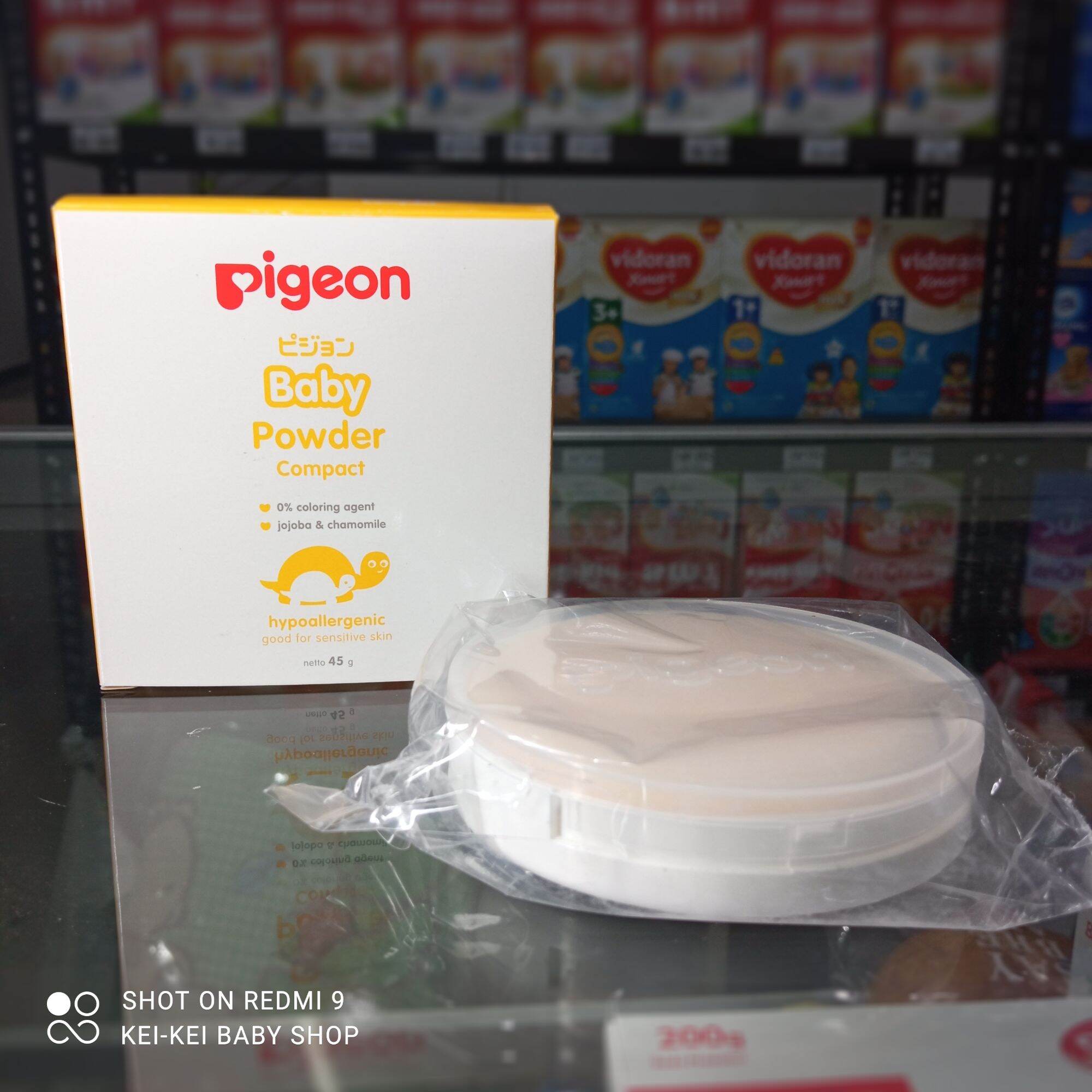 Pigeon Baby Powder Compact 45gr Lazada Indonesia