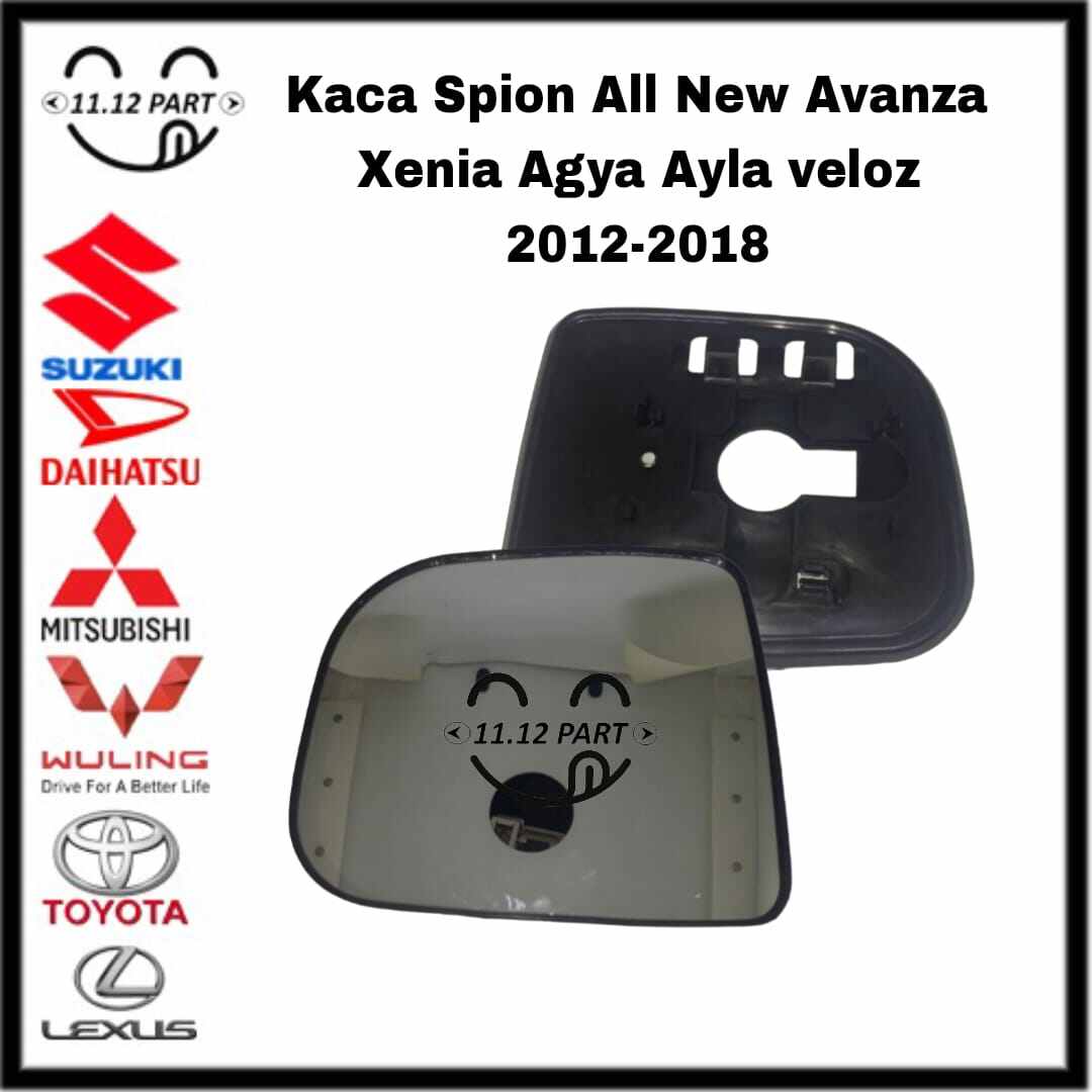Kaca Spion Agya Ayla Avanza Xenia Veloz 2012 2013 2014 2015 2016 2017 2018 kanan atau kiri Harga 47,500 rupiah*Gratis Ongkir