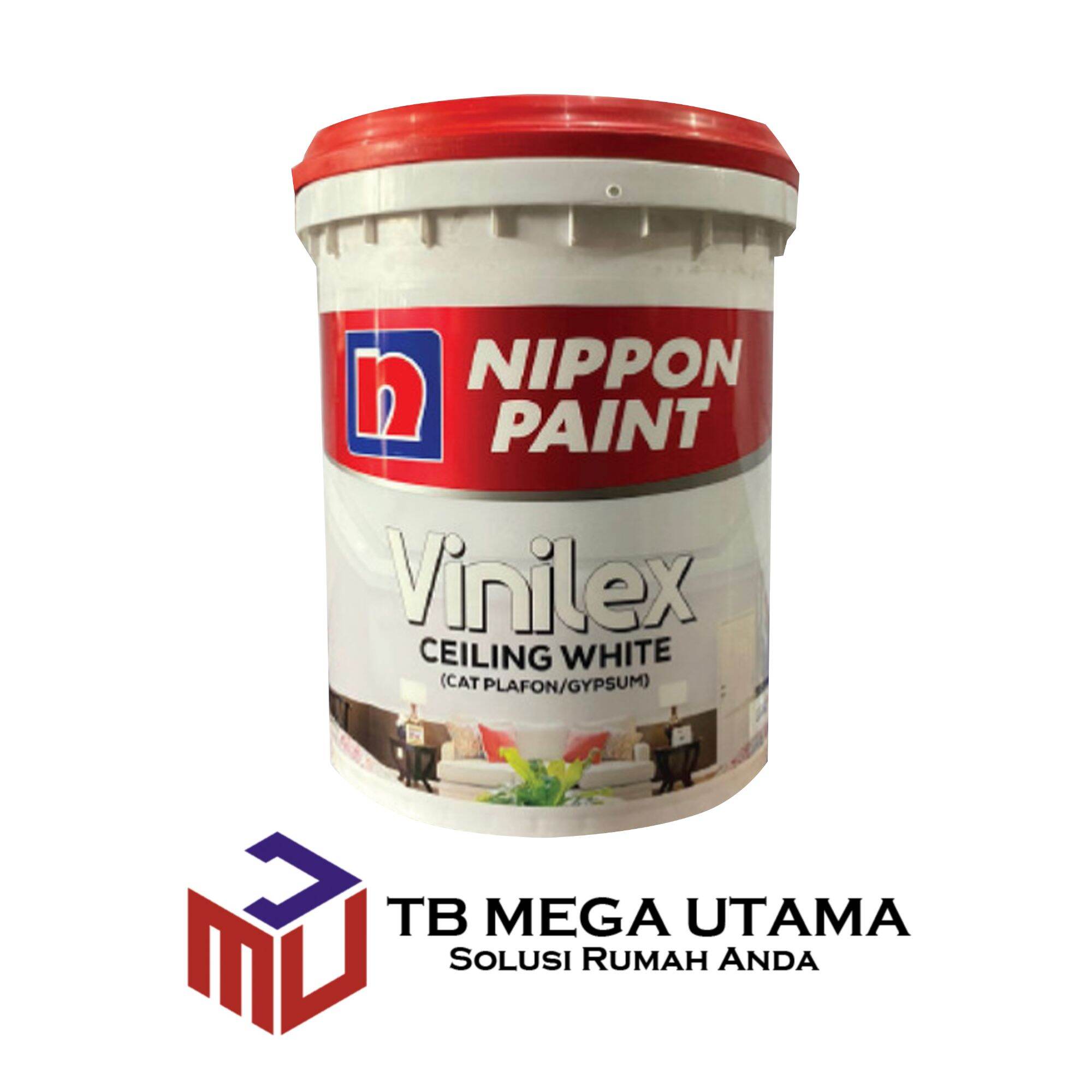 Nippon Vinilex Ceiling White Kg Cat Plafon Lazada Indonesia