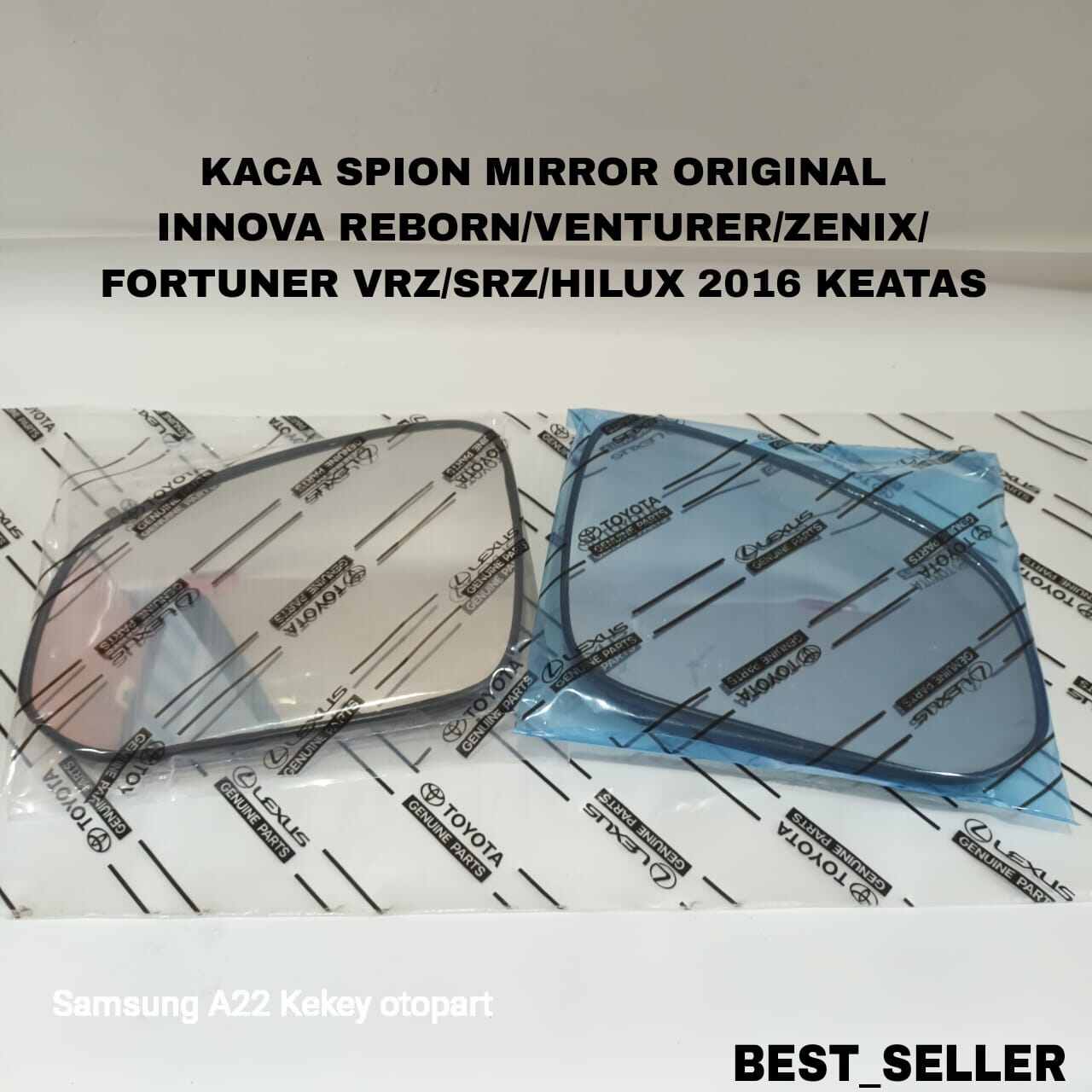 kaca spion mirror innova reborn zenix venturer fortuner vrz hilux voxy 2016 keatas original Harga 75,000 rupiah*Gratis Ongkir
