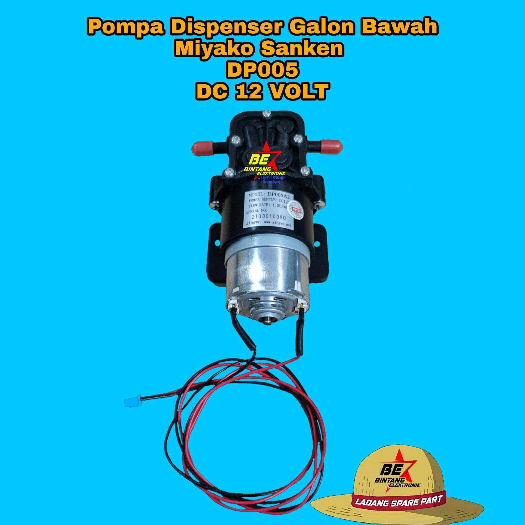 Pompa Dispenser Galon Bawah DP005A2 Miyako Sanken Water System Pump