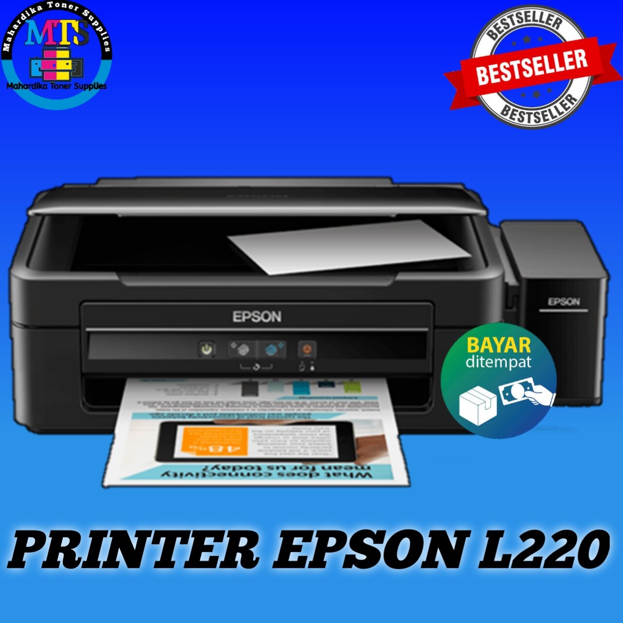 Printer Epson L220 Siap Pakai Garansi 1 Bulan Free Tinta 1 Set Bisa Cod Atau Instan Lazada 8337