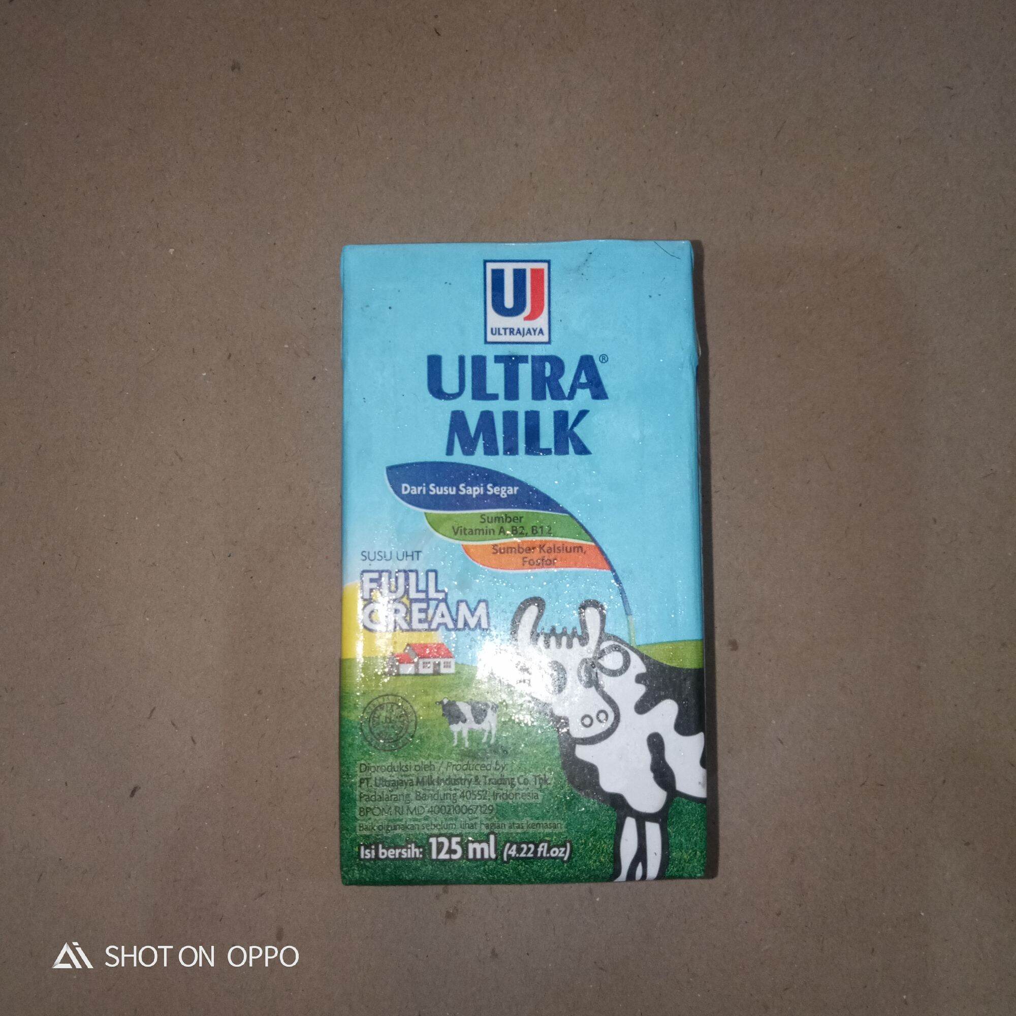 10 kotak - susu ultra milk - susu uht full cream - netto 125 ml - dari ...