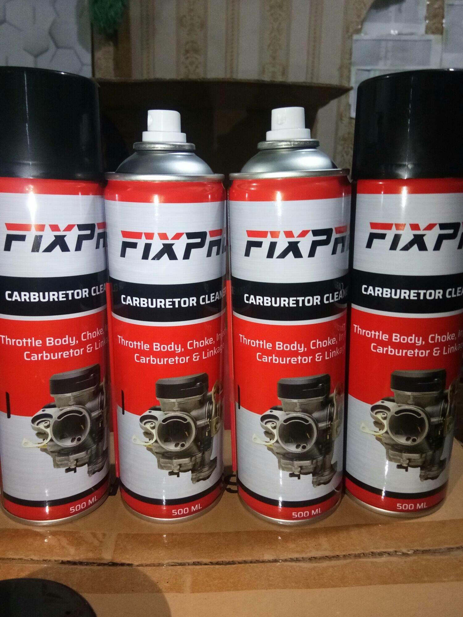 ( 4pcs 2kg ) Carbu Cleaner Fixpal Isi 500 ml Cairan Pembersih