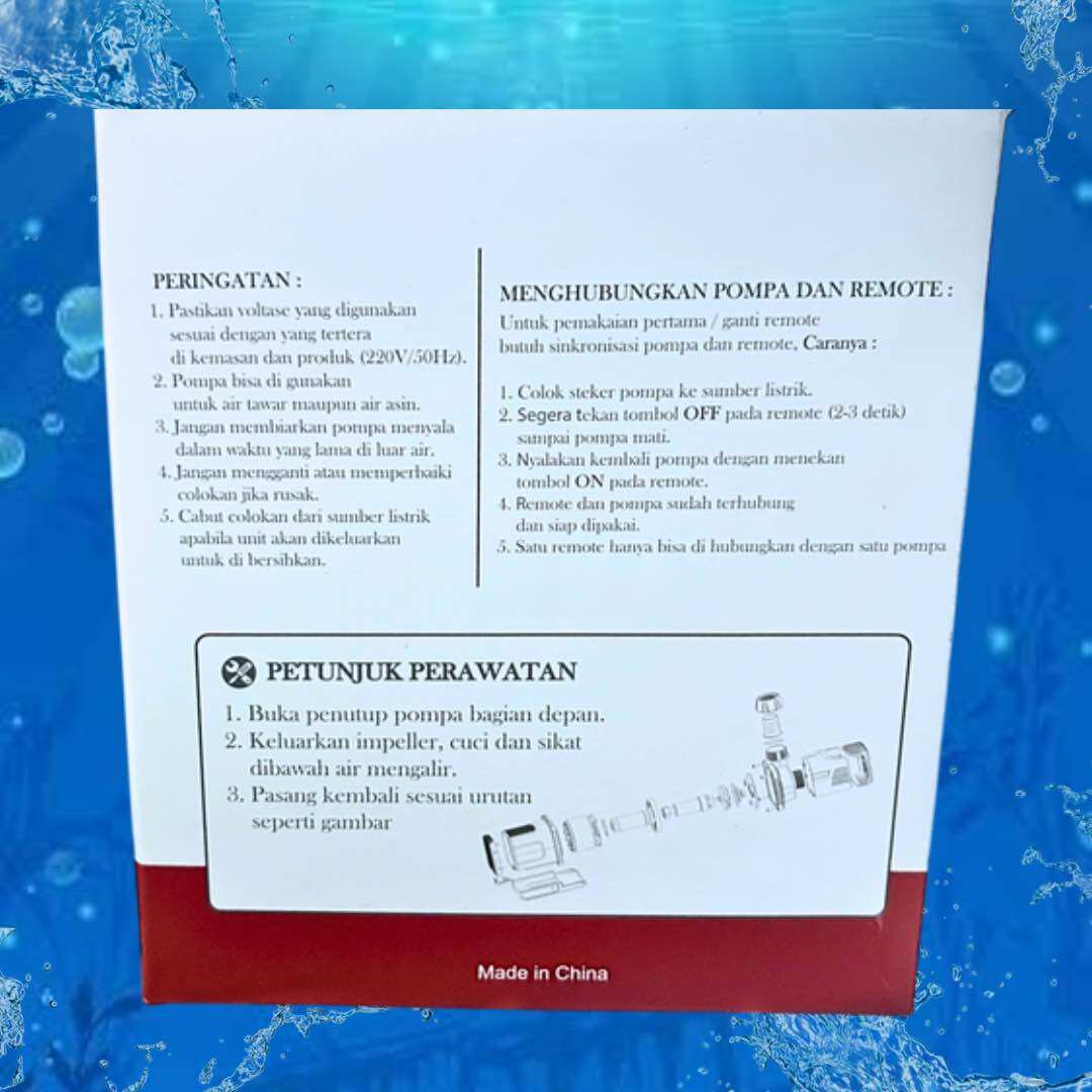 KANDILA PRO MAGURO REMOTE R 5800 ACT POMPA KOLAM AQUARIUM HIDROPONIK