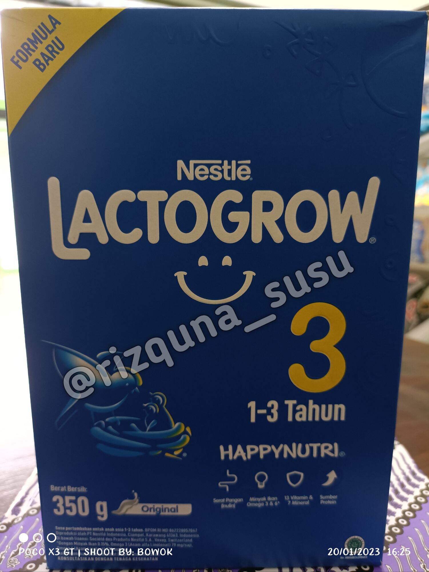 Nestle Lactogrow 3 350gr Original | Lazada Indonesia