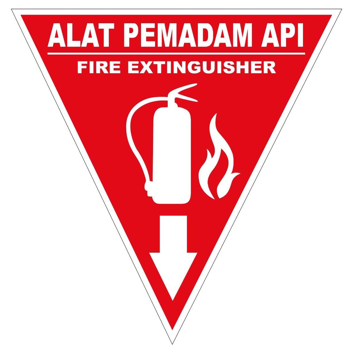Simbol Label Alat Pemadam Api Simbol Keselamatan Pemadam Kebakaran My