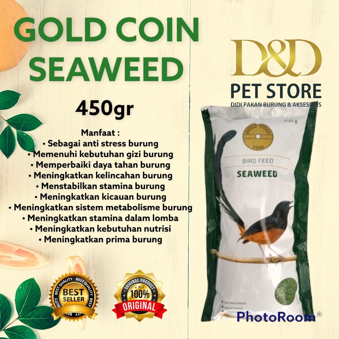 Gold Coin Murai Batu Gr Gold Coin Seaweed Pakan Murai Batu Lomba Dan Harian Stabil Dan Gavor