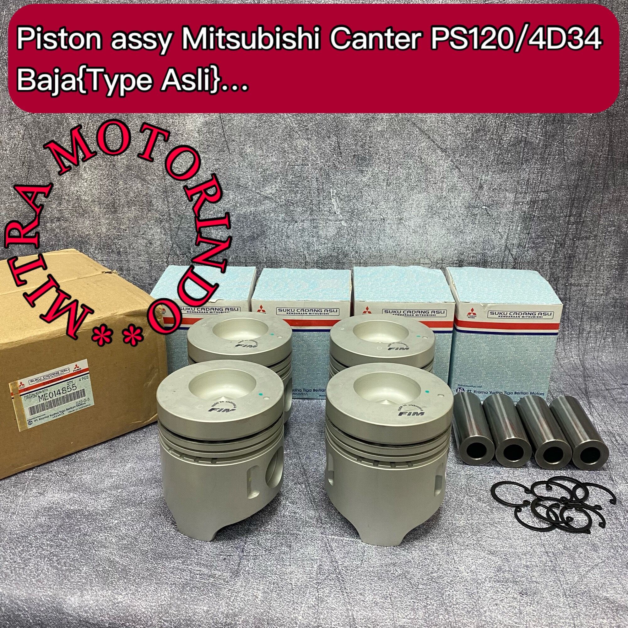 Piston assy/Seher assy Mitsubishi Ps120-4D34 Type A/Baja ME014855 Giá 1,375,000 Đồng*Miễn phí vận chuyển