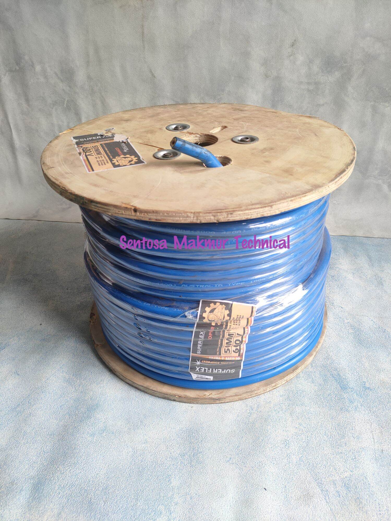 SUPERFLEX 50 MM Kabel Las Welding Cable Full Tembaga 50MM Lazada