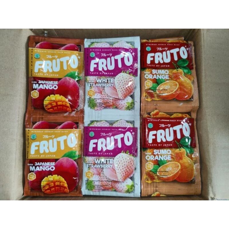 Fruto Renceng Isi 10pcs Minuman Bubuk Rasa Buah Lazada Indonesia 2168