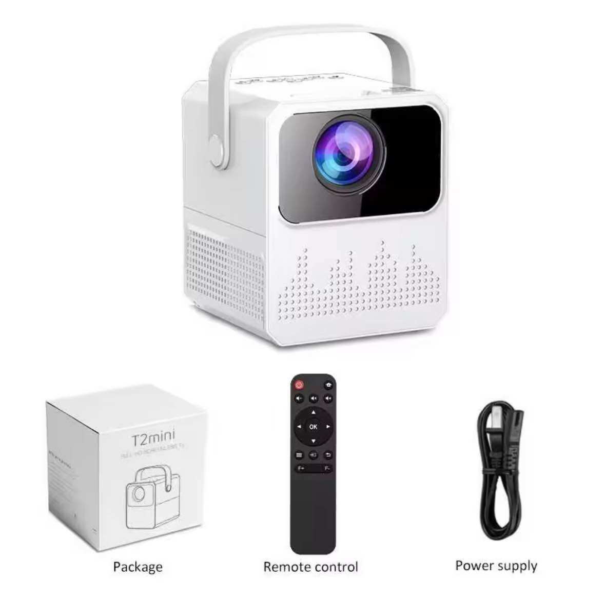 Non Warranty Tripsky T2Mini Android Tv Projector 1080P Harga  500,000 rupiah*Gratis Ongkir