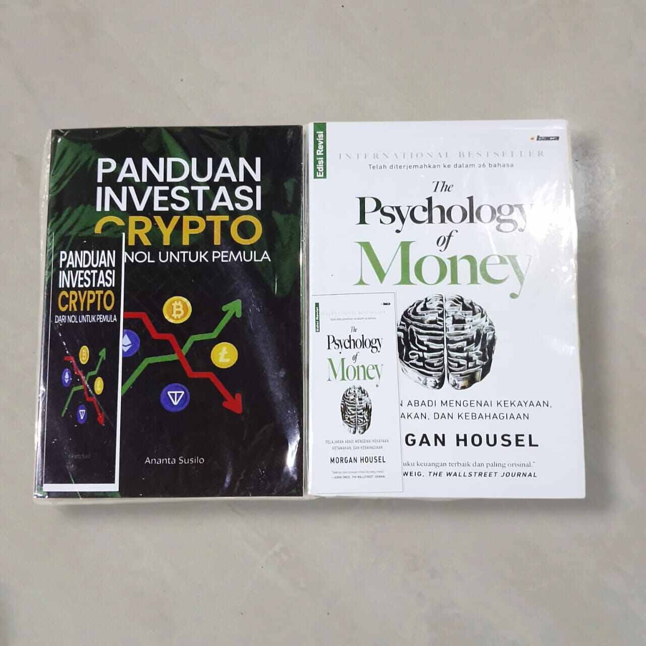 Paket 2 Buku PANDUAN INVESTASI CRYPTO DARI NOL UNTUK PEMULA & THE  PSYCHOLOGY OF MONEY | Lazada Indonesia