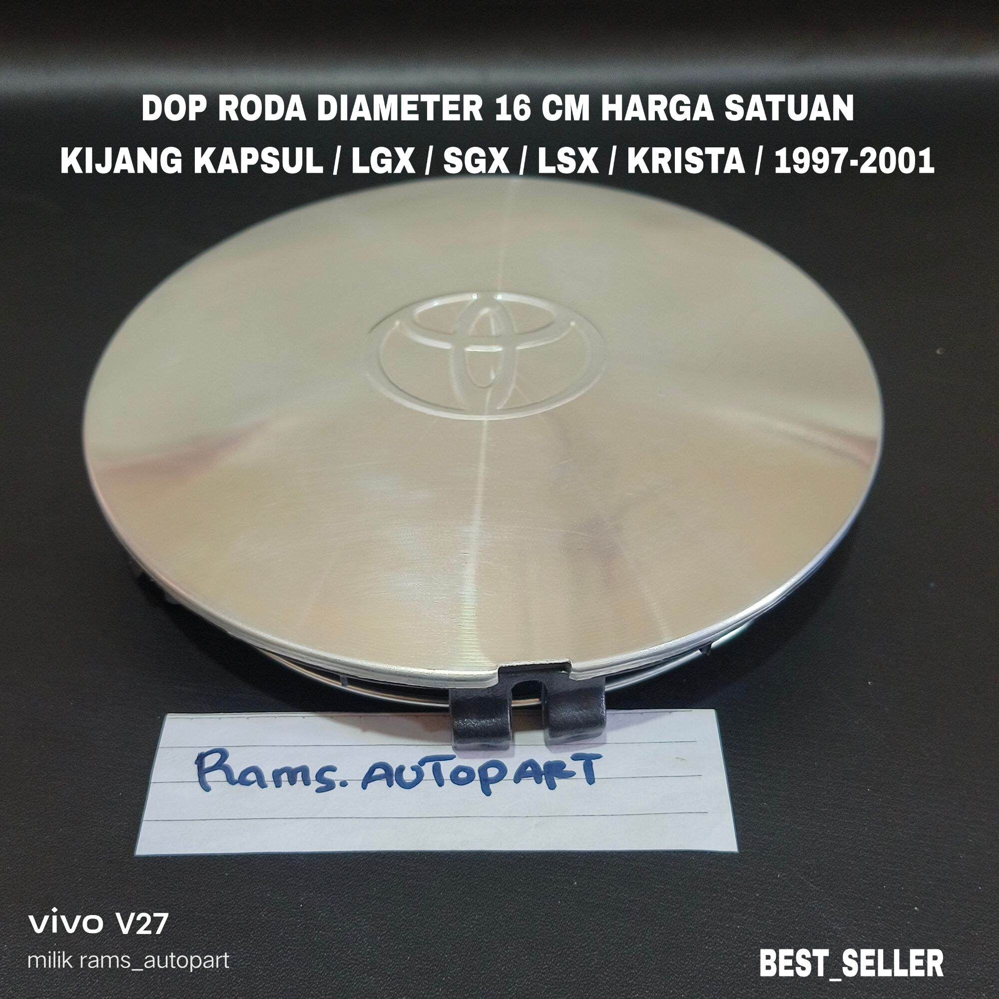 Wheel Hubcaps, Rim Caps, Kijang Capsule Lgx Sgx Lsx Krista 1997-2002, Diameter 16cm, Original Harga 50,000 rupiah*Gratis Ongkir