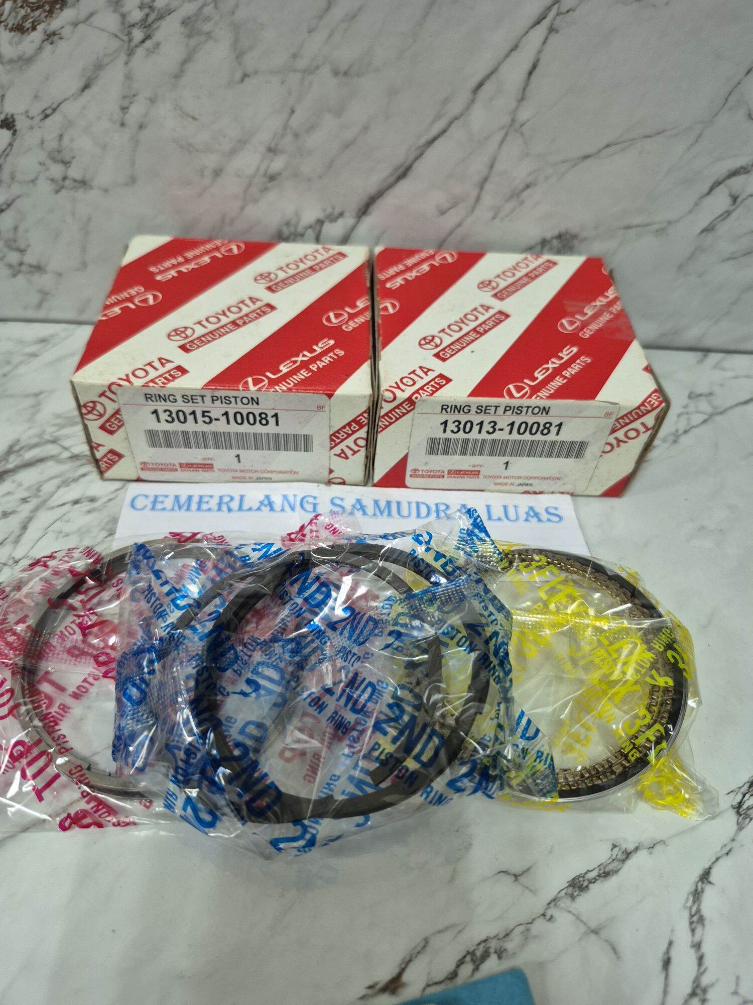 RING PISTON RING SEHER TOYOTA Starlet 1000CC 1E 10081 Harga 215,000 rupiah*Gratis Ongkir