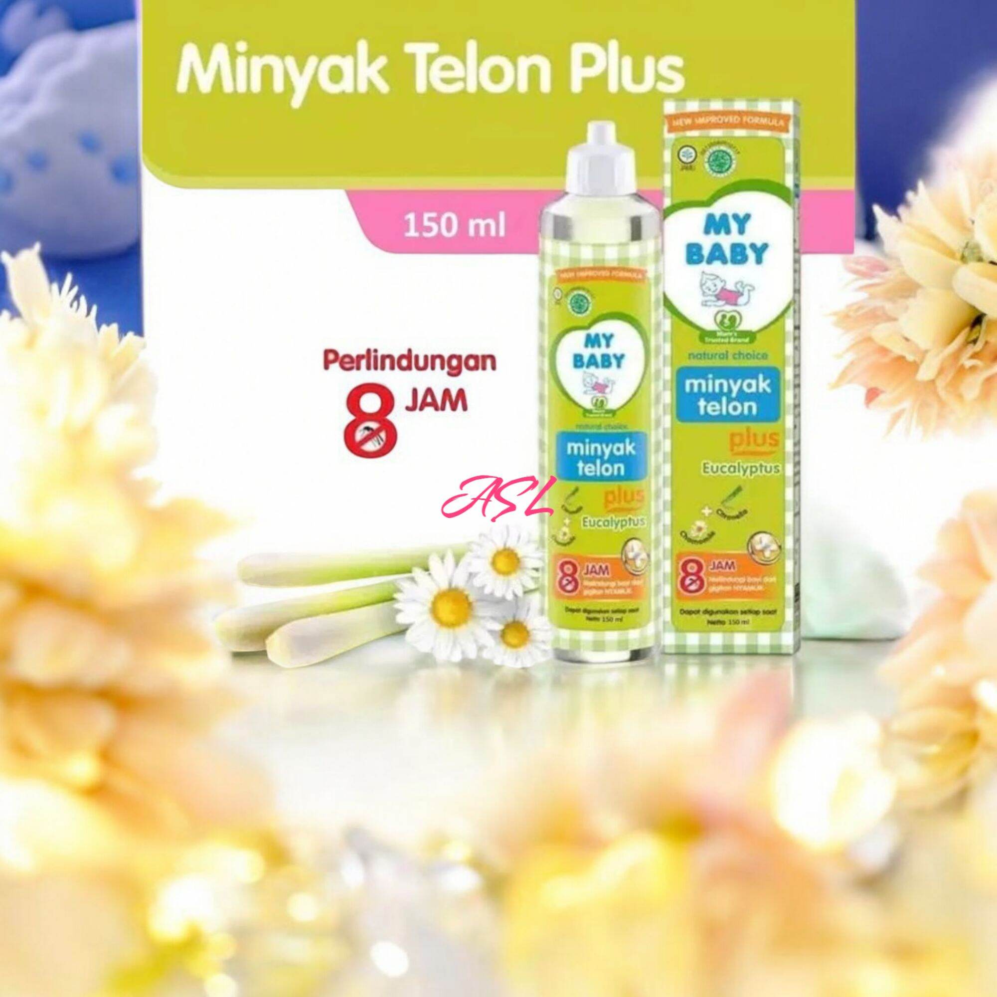 MY BABY 150ML Minyak Telon Plus Eucalyptus 150 ML - Minyak Bayi Anti Nyamuk 8 Jam
