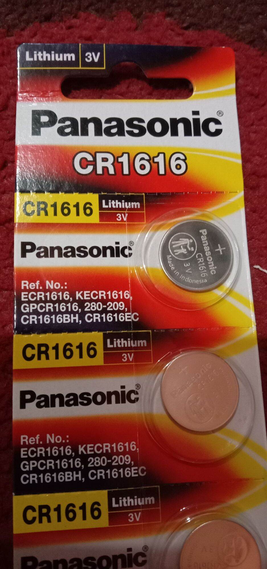 Baterai lithium kancing CR1616 untuk remote mobil Mobilio Suzuki APV