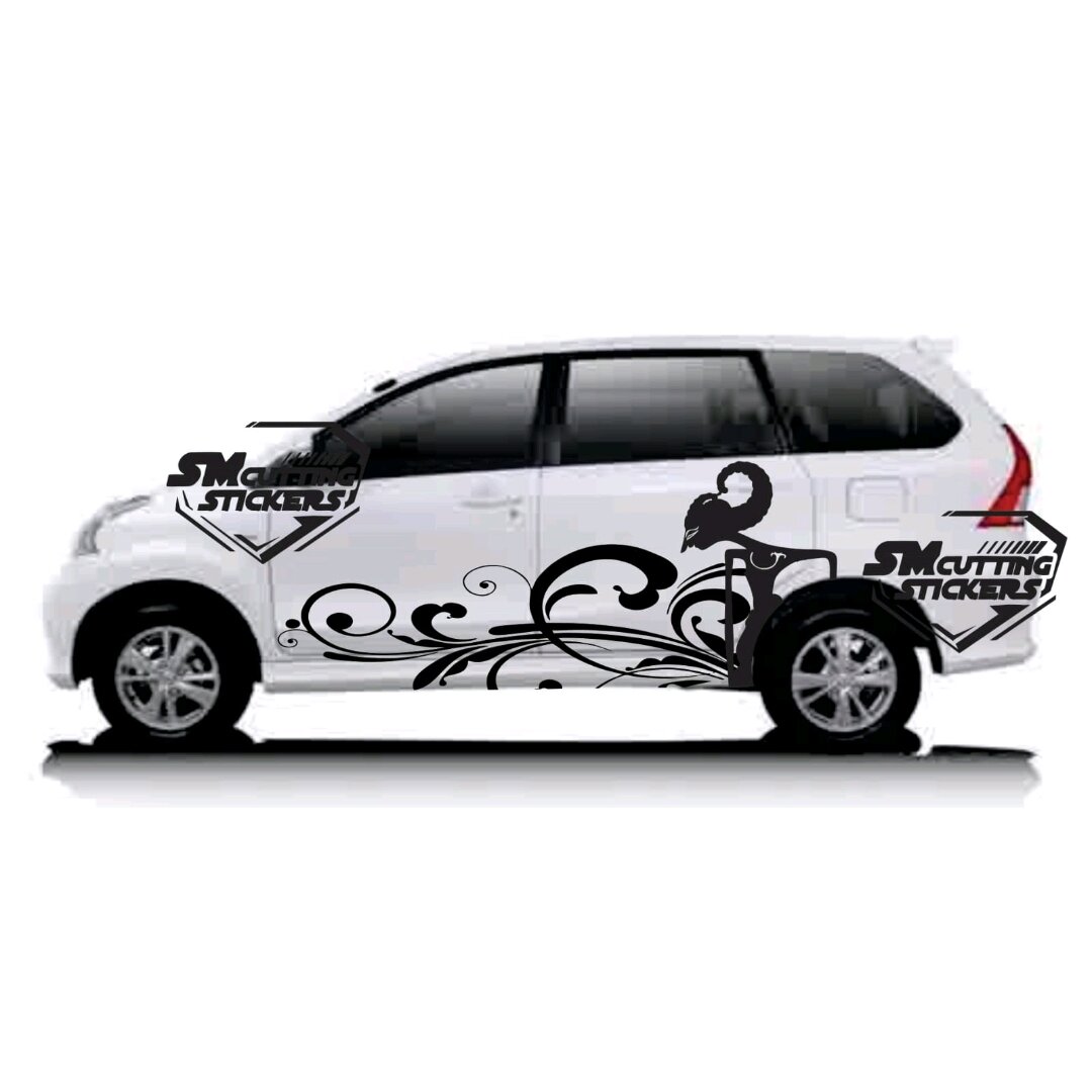 STICKER MOBIL AVANZA GAMBAR WAYANG CUTTING STIKER MOBIL TERBARU
