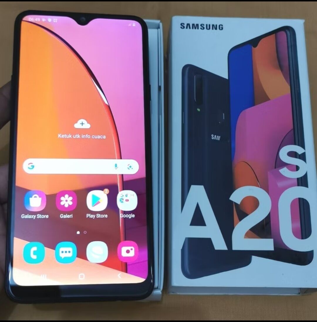 Smartphone Samsung Galaxy A20s RAM 4GB Memory 64GB Harga  850,000 Ringgit*Penghantaran Percuma