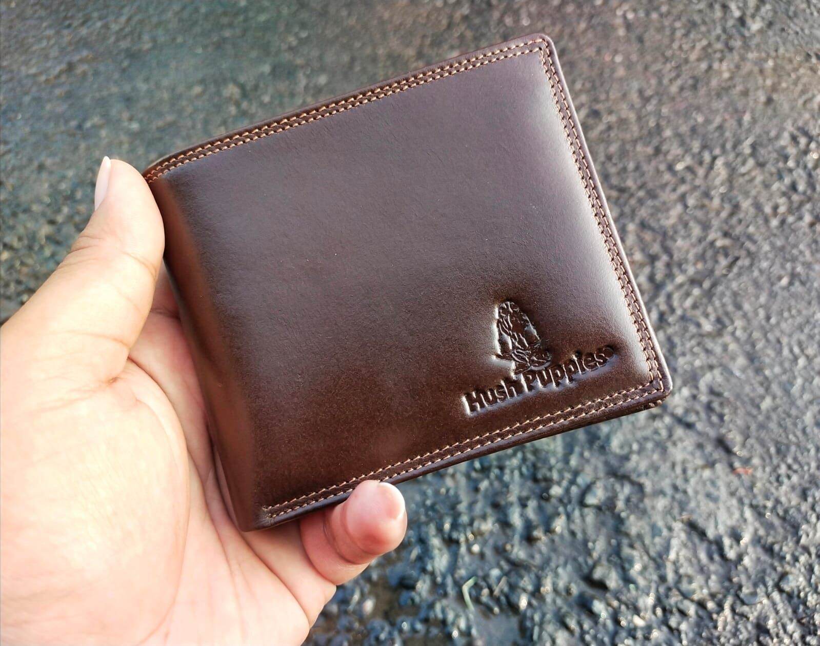 Dompet kulit pria hushh puppiess full kulit sapi aslli