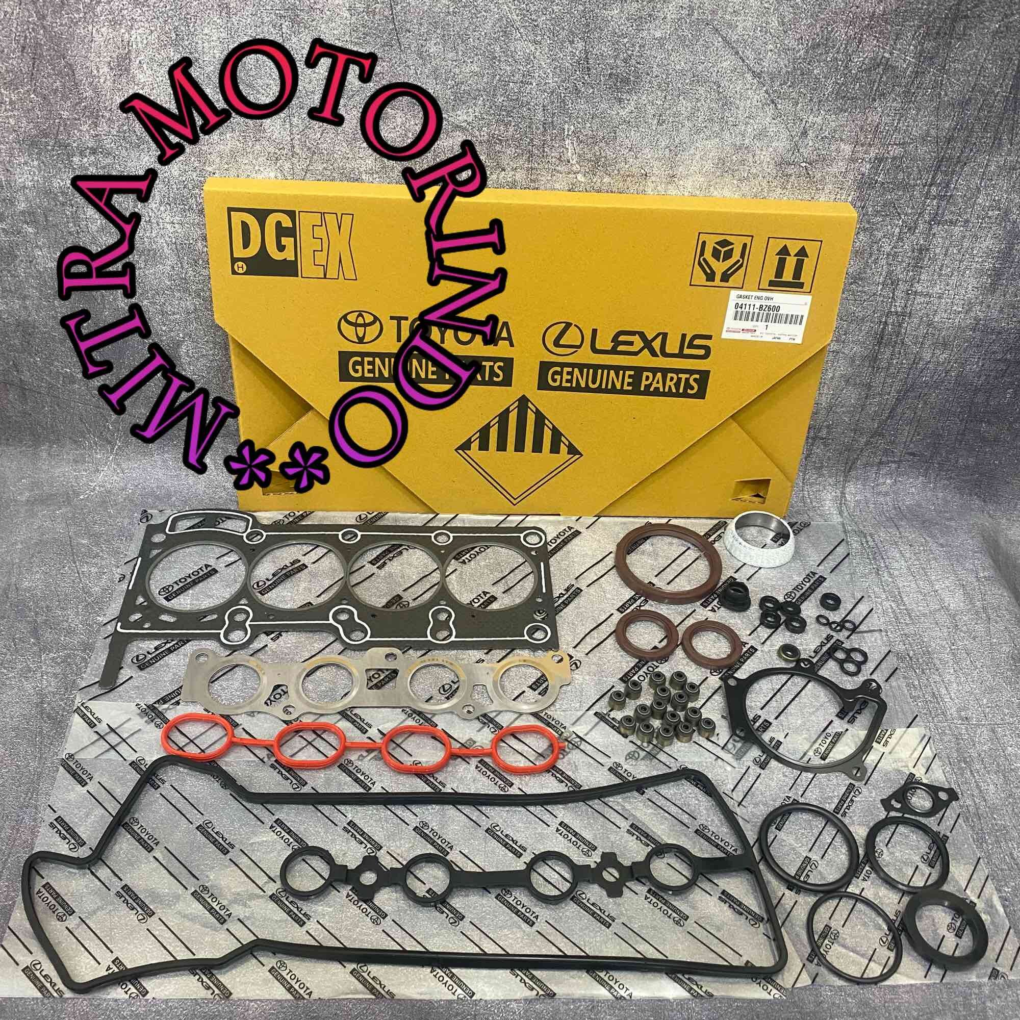 Paking Set Toyota Avanza 1.5cc/Rush/Veloz/Terios 1.5cc Avanza 1.3cc VVti 04111-BZ600 Harga  355,000 Ringgit*Penghantaran Percuma