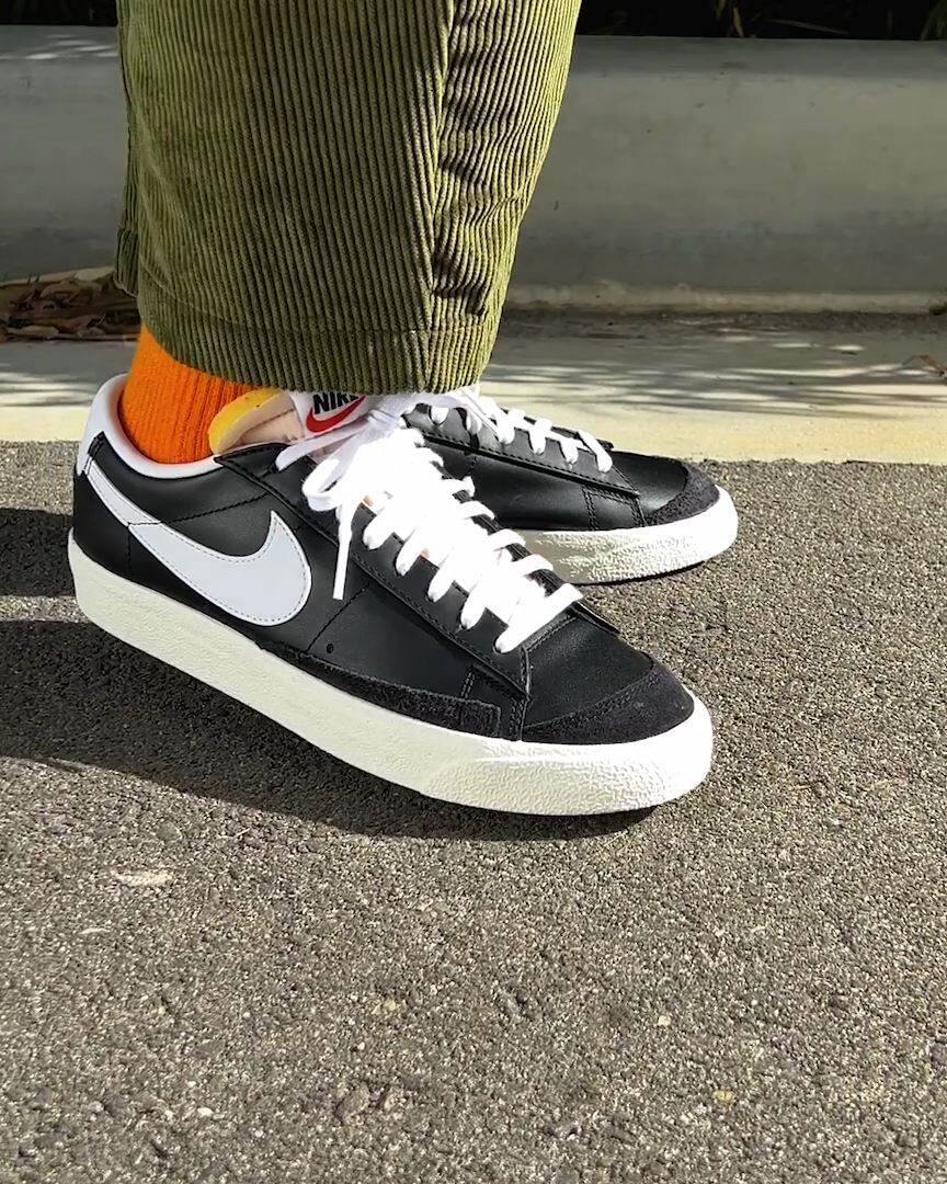 nike 77 blazer on feet