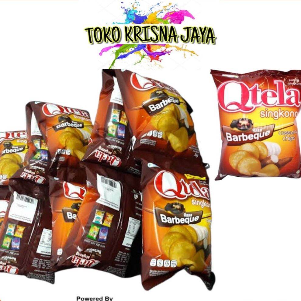 Qtela Keripik Singkong Rasa Barbeque Netto 10 Pcs X 30 Gr Lazada