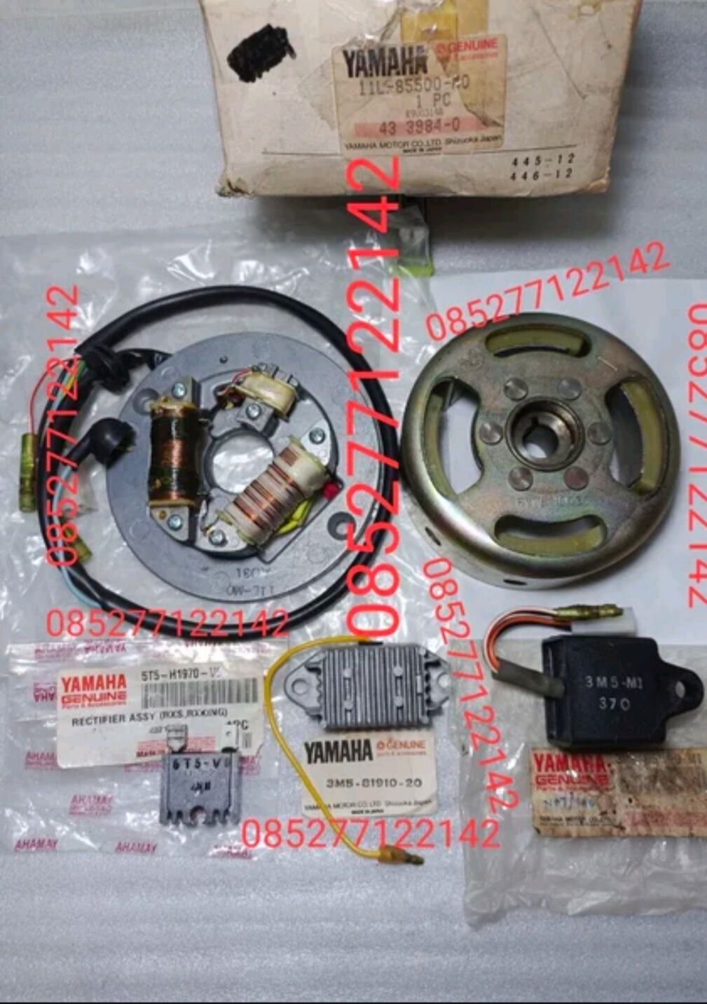 Spull assy spul spoll komplit magnet magnit 11 L rxk rx135 rxk135 rxking kobra rx king cobra 1980-1985 Original Yamaha Japan Harga 35,608,350 rupiah*Gratis Ongkir