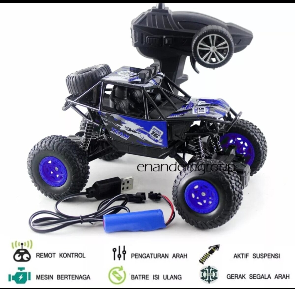 mainan rc mobil rock crawler