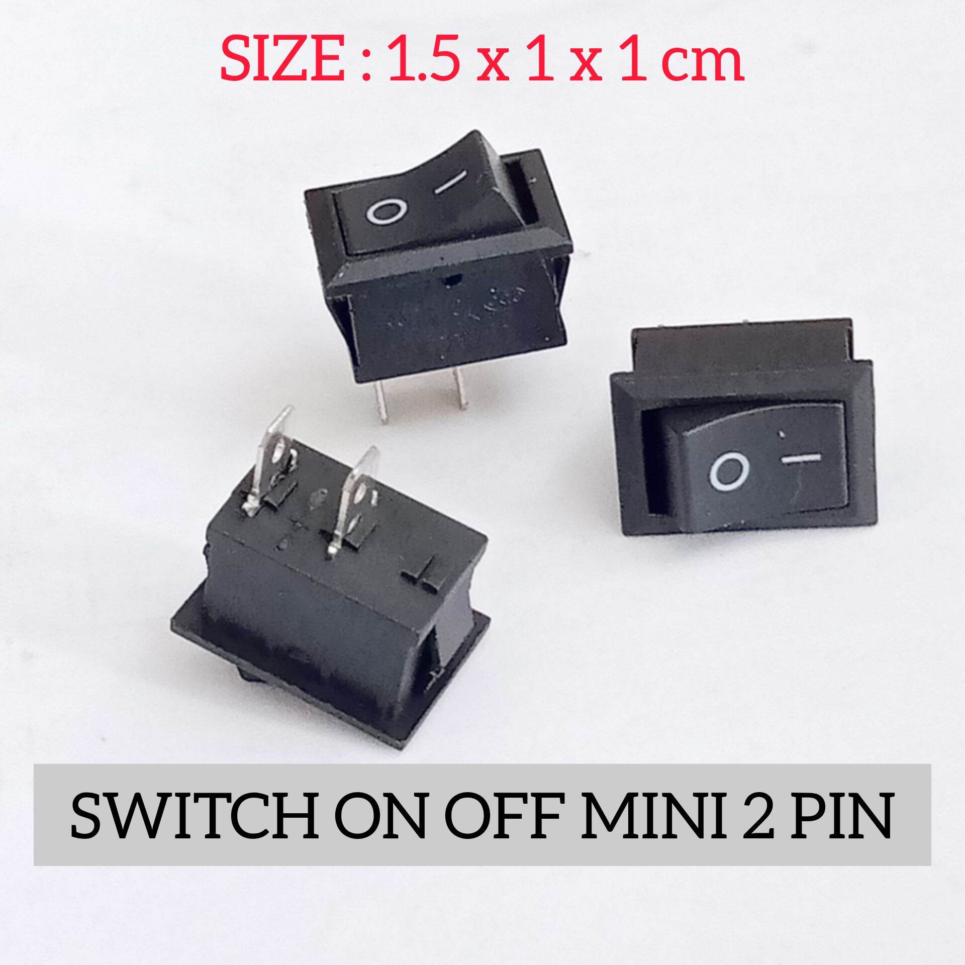 Switch Saklar Tombol On Off Segi Mini Pin A Vac Lazada Indonesia