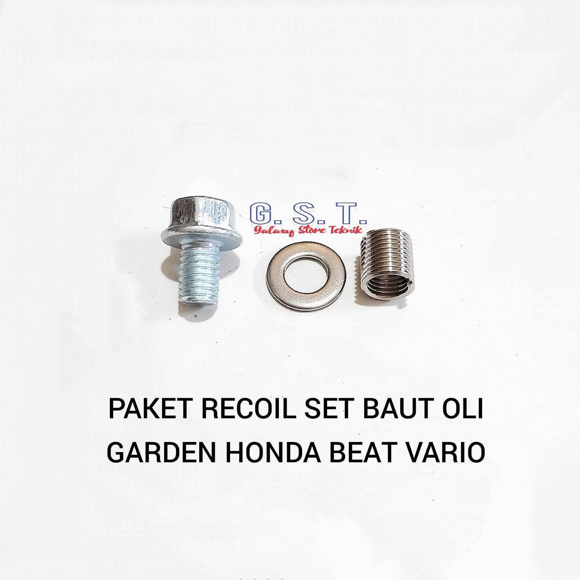 Recoil Helicoil Set Baut Oli Garden Honda Beat Vario Ukuran Mm M