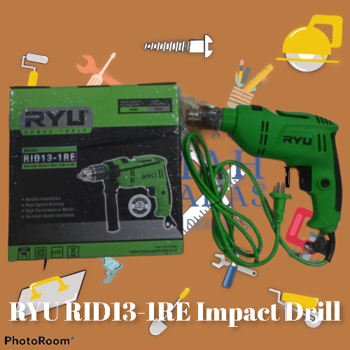 RYU Bor Listrik RID13-1RE / Bor RYU Tekiro 13mm | Lazada Indonesia