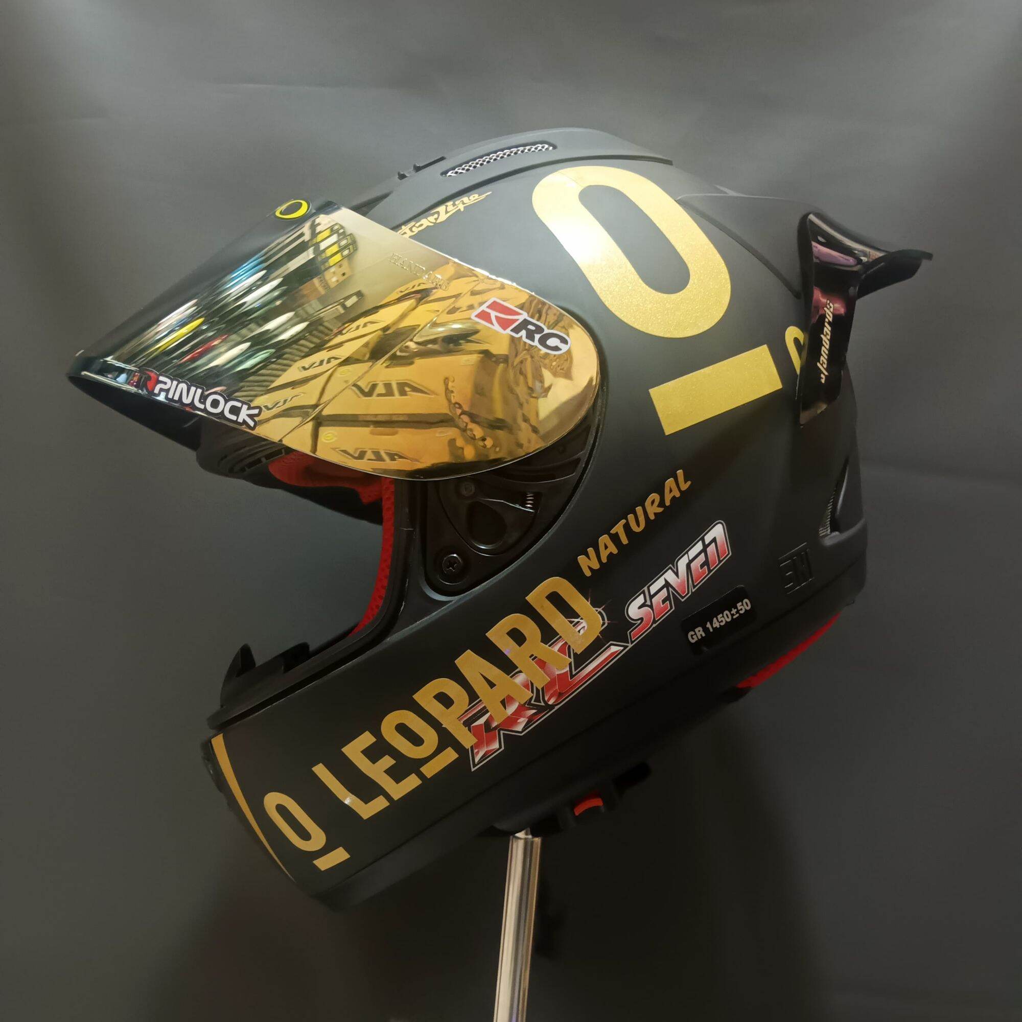 ls2 ff320 helmet STREAM II VINTAGE WHITE BLUE RED-06 guard dog Color:Olive Branch Women's sports apparel - long oval fit Weight