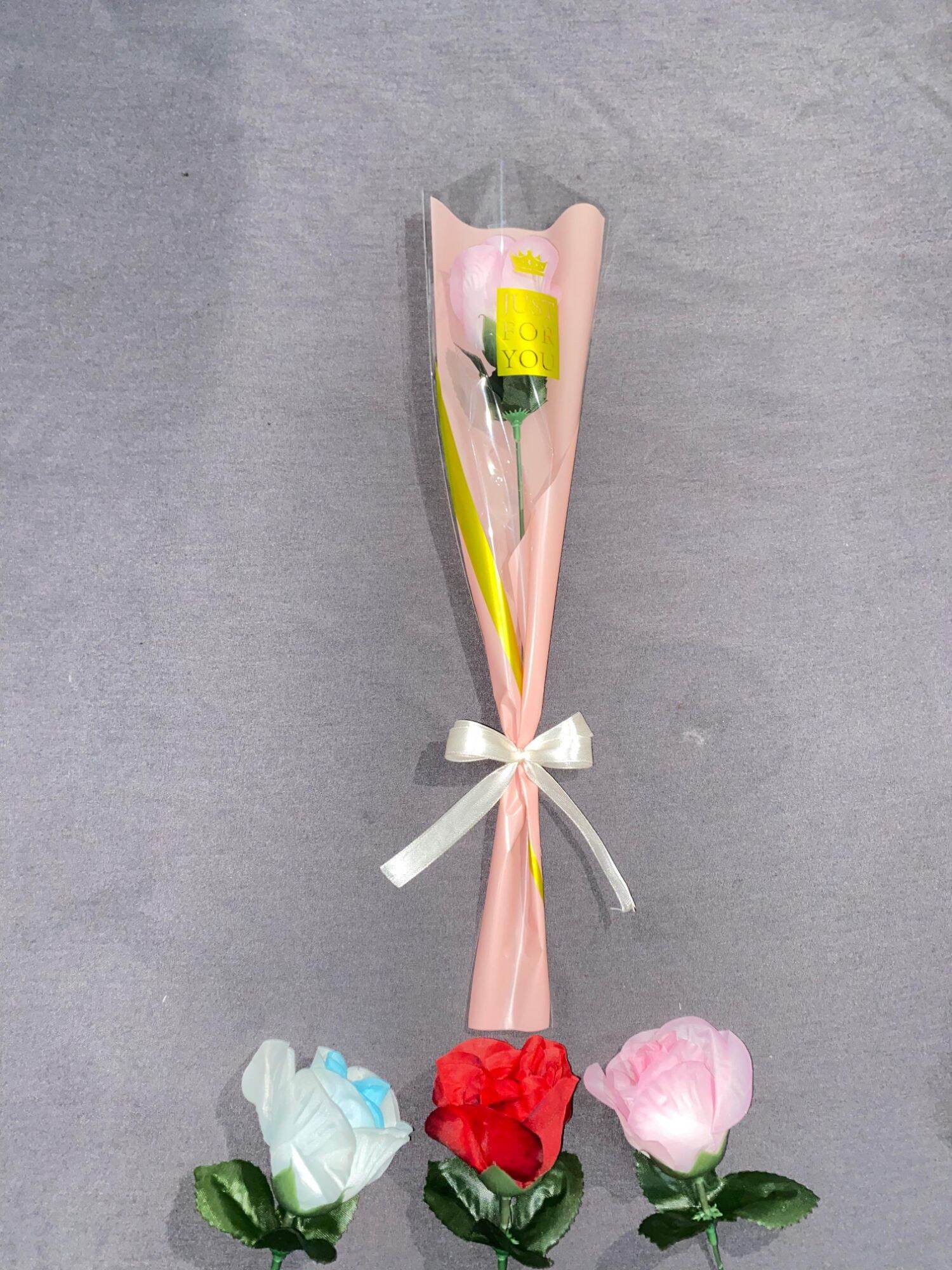 Buket Singel Bunga Mawar - Rose Flower Artificial 1 Tangkai Termurah