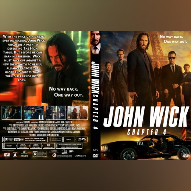 Dvd Film Action Jhon Wick Chapter 4 2023 Lazada Indonesia 6106