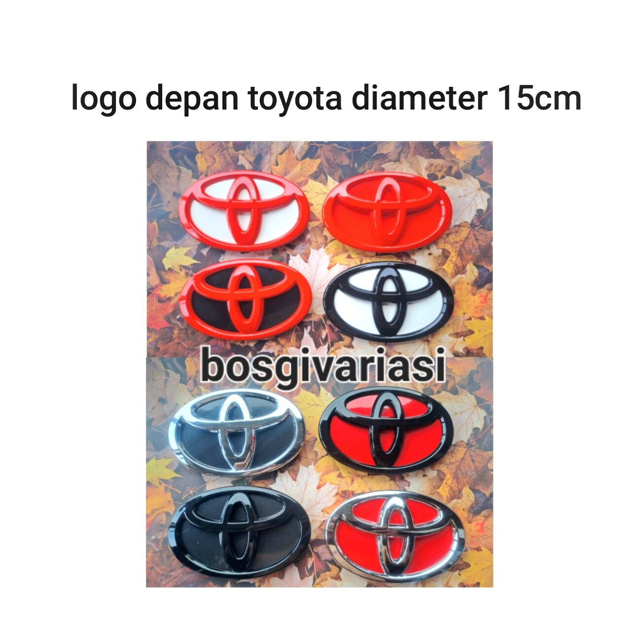 Emblem Logo depan Toyota Calya grand new avanza ukuran 15cm / Logo Toyota avanza 2016 2023 / Logo depan calya avanza / logo avanza all new 2016 - 2024 / grill depan toyota calya avanza veloz Harga 39,000 rupiah*Gratis Ongkir
