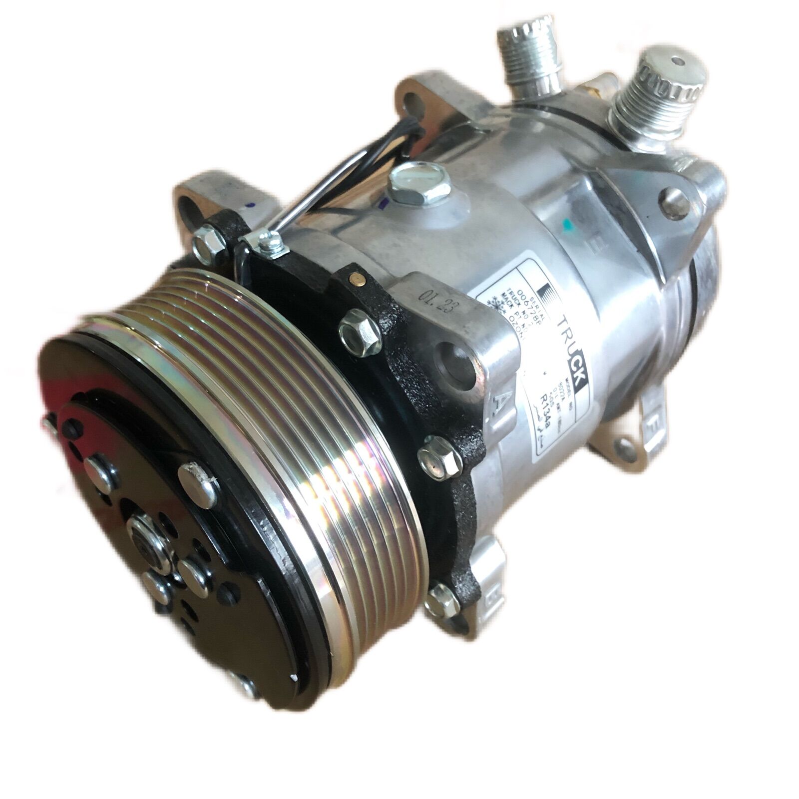 Kompresor Compressor AC Mobil Model Sanden 508 ~ 507 Pully Gigi 6PK Harga 1,350,000 rupiah*Gratis Ongkir