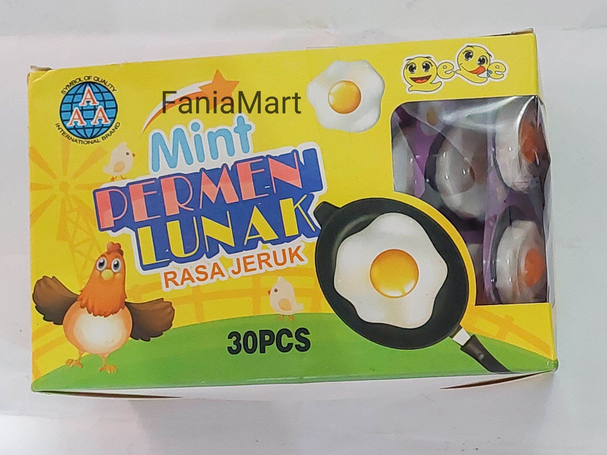 Permen Lunak Viral Telur Rasa Jeruk isi 30pc | Lazada Indonesia